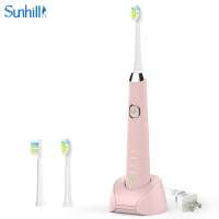 Sunhills Wholesale Wireless Rechargeable Ultrasonic Tooth Brush Oral Care Electric Teeth Brush Teeth Whitening Brush